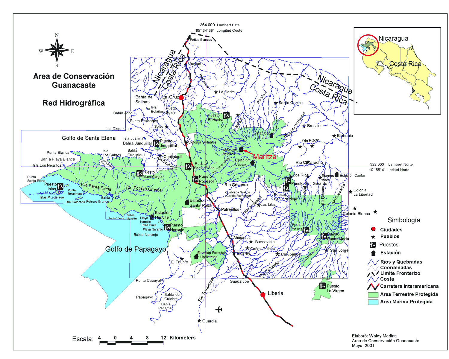 ACG river network and stations